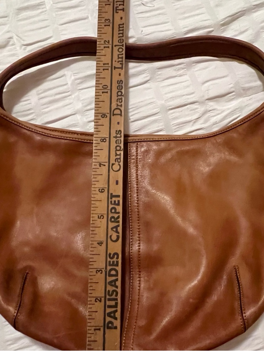 Coach Ergo Smooth Cognac Leather Hobo Shoulder Bag - Picture 3 of 8